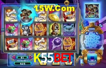 Biblioteca de slots populares na K55Bet